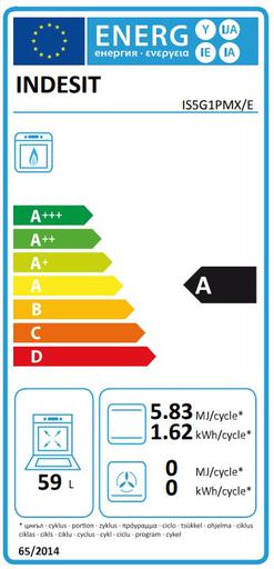 Indesit IS5G1PMX/E - С газовой духовкой - Газовые плиты - Бытовая техника